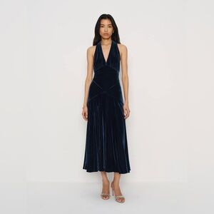 Briony Velvet Navy Dress
